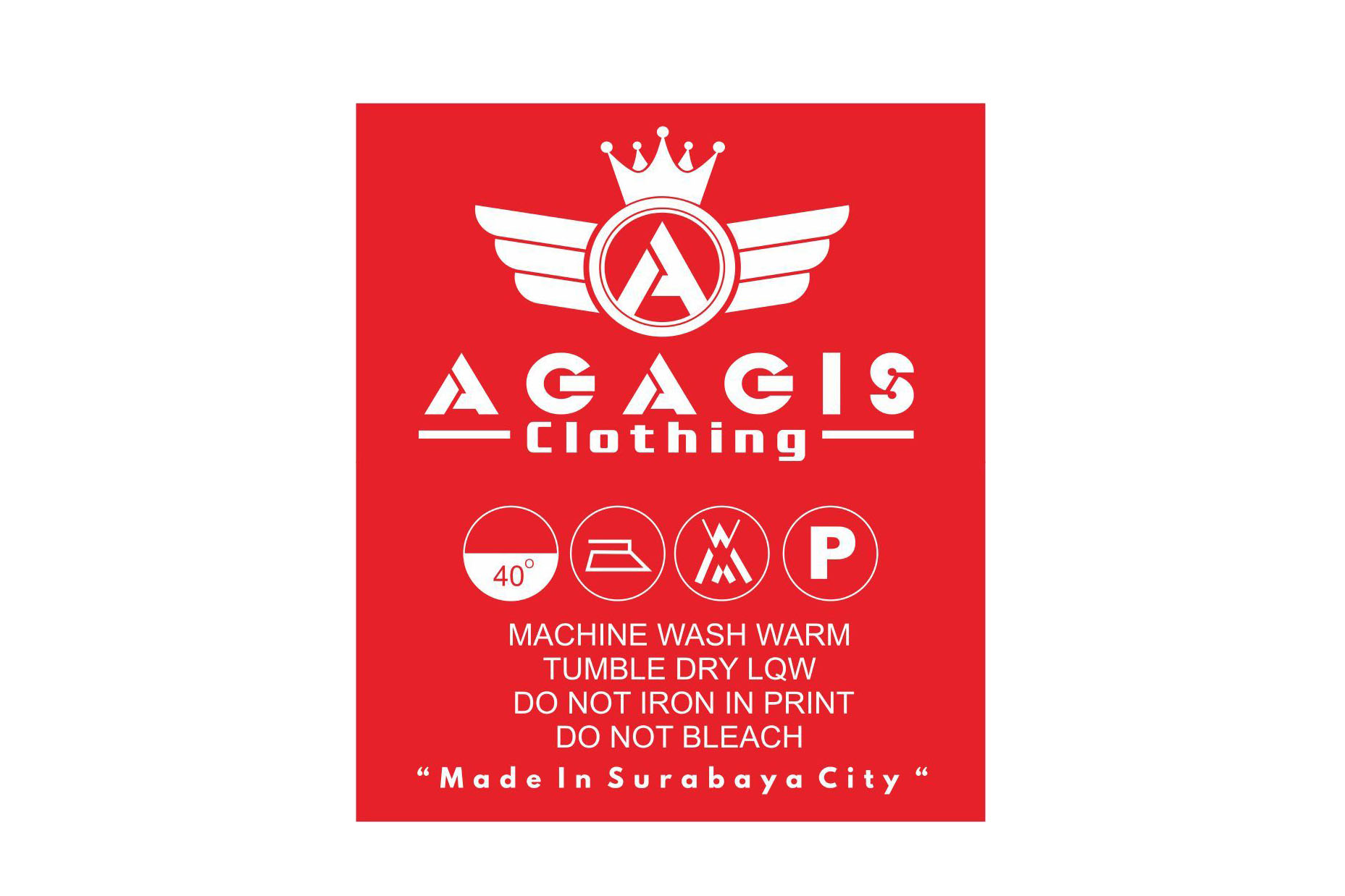 Desain Label Kaos Agagis