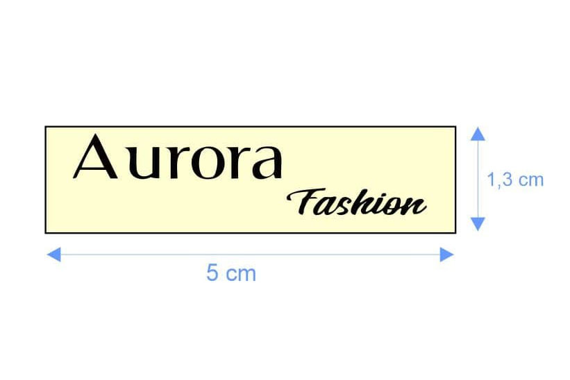 Desain Label Jilbab Aurora