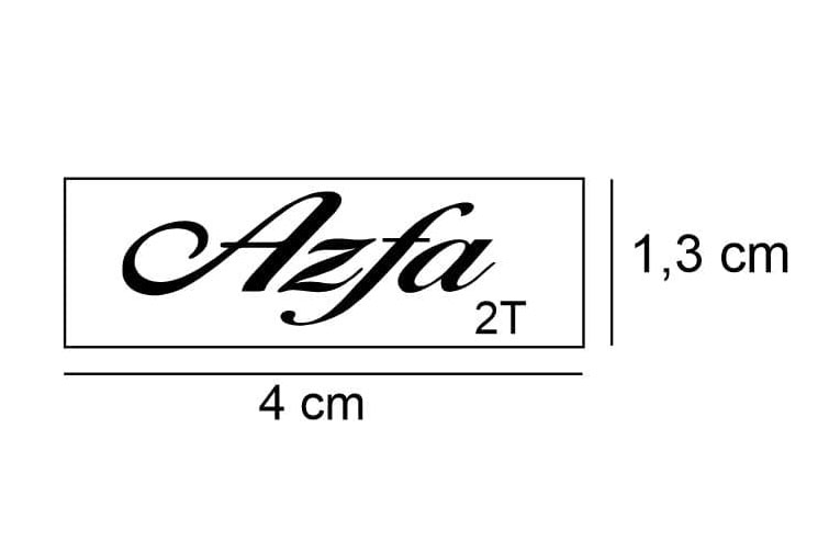 Desain Label Baju Azfa