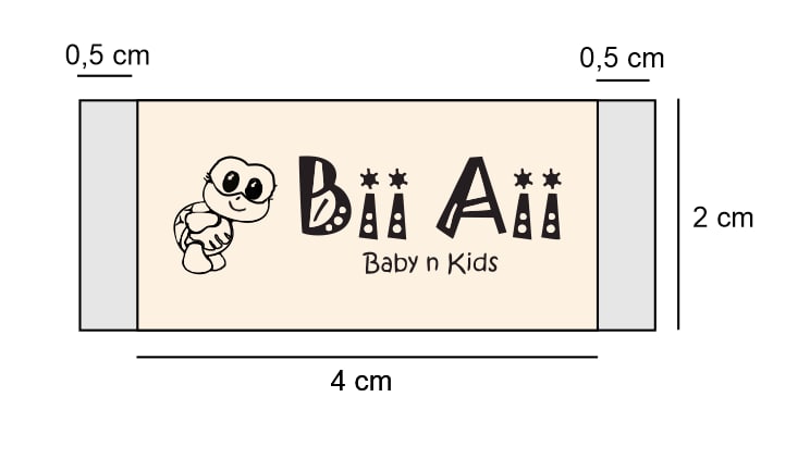 Desain Label Kaos Biiaii