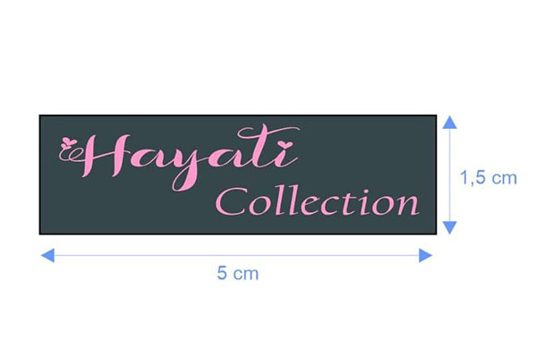 Desain Label Baju Hayati