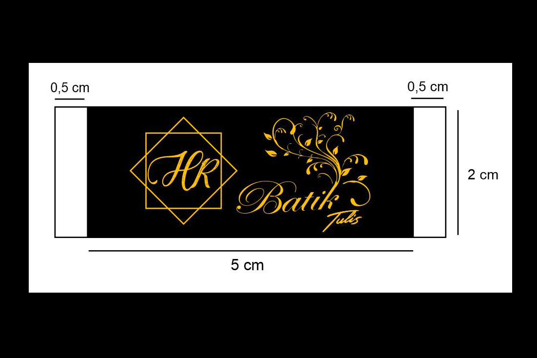 Desain Label Abaya Hr Batik