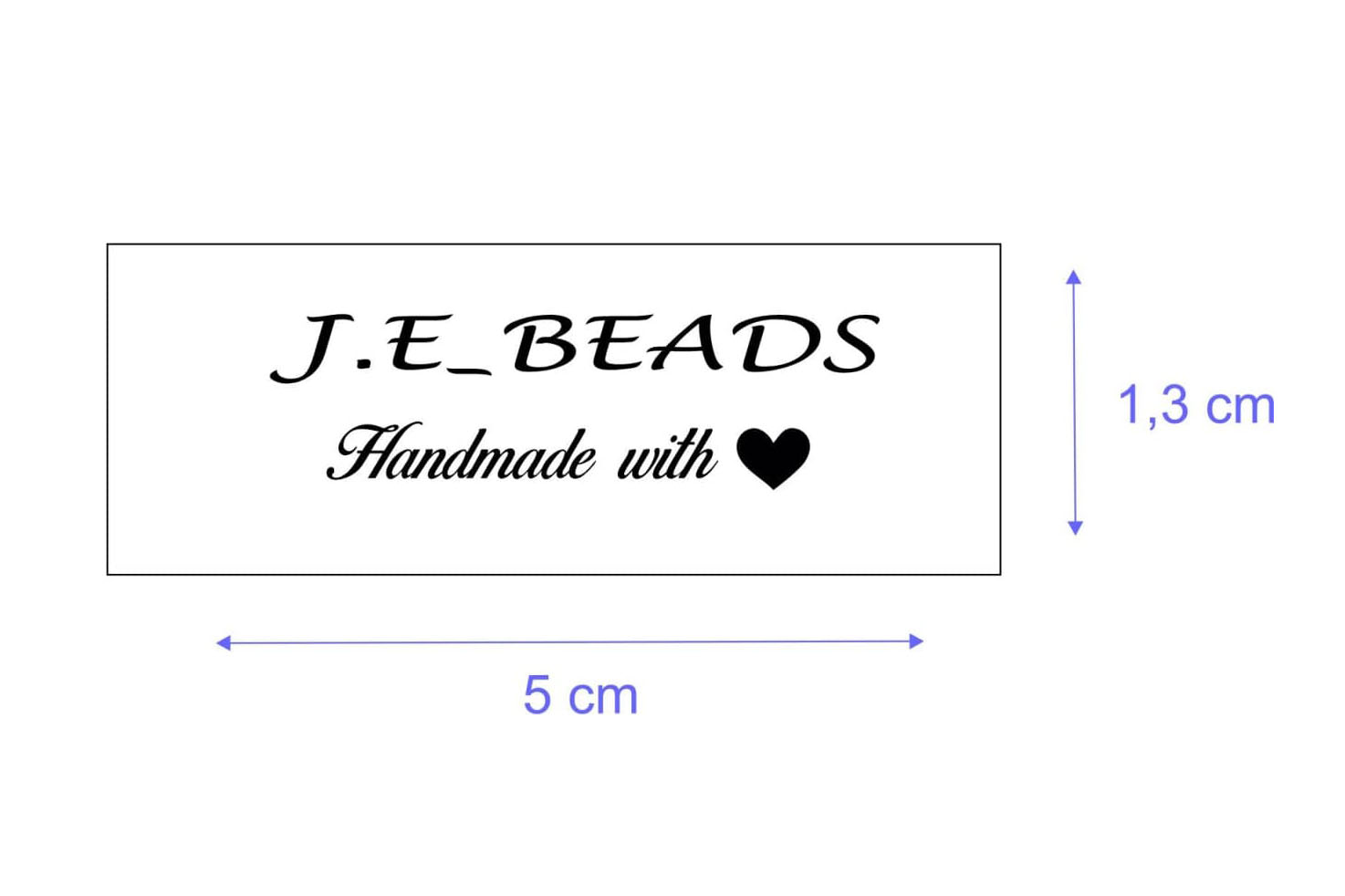 Desain Label Aksesoris Jebeads
