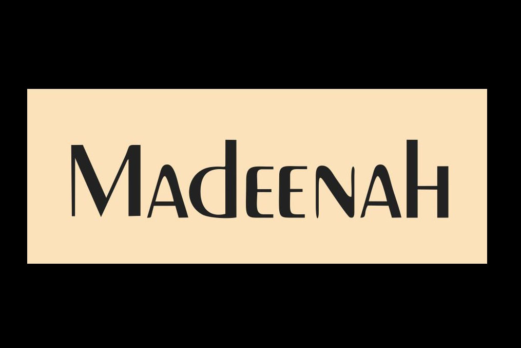 Desain Label Kaos Madeenah