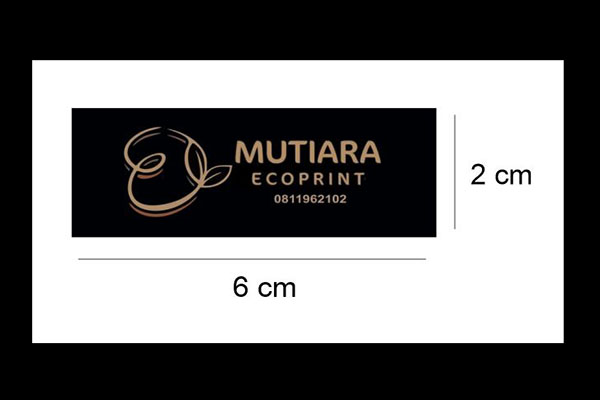 Desain Label Distro Mutiara
