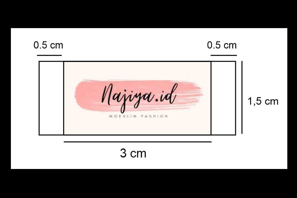 Desain Label Gamis Najiya