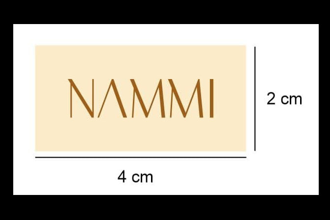 Desain Label Baju Nammi