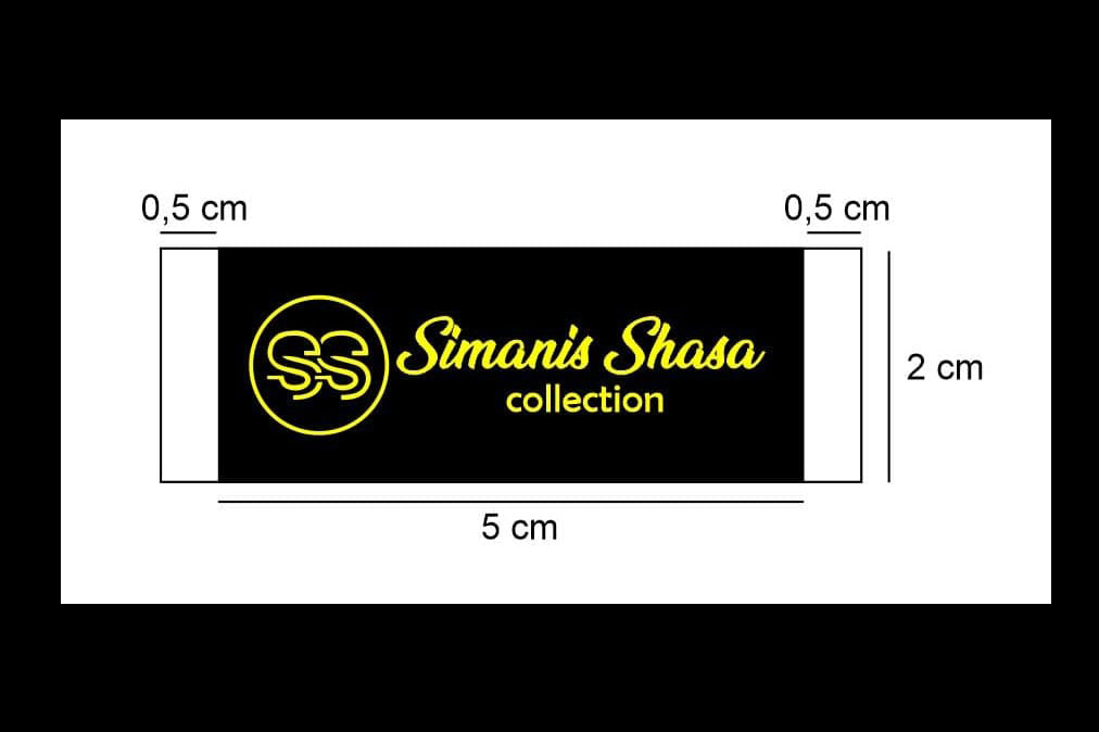 Desain Label Baju Simanis