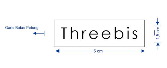 Desain Label Baju Threebis