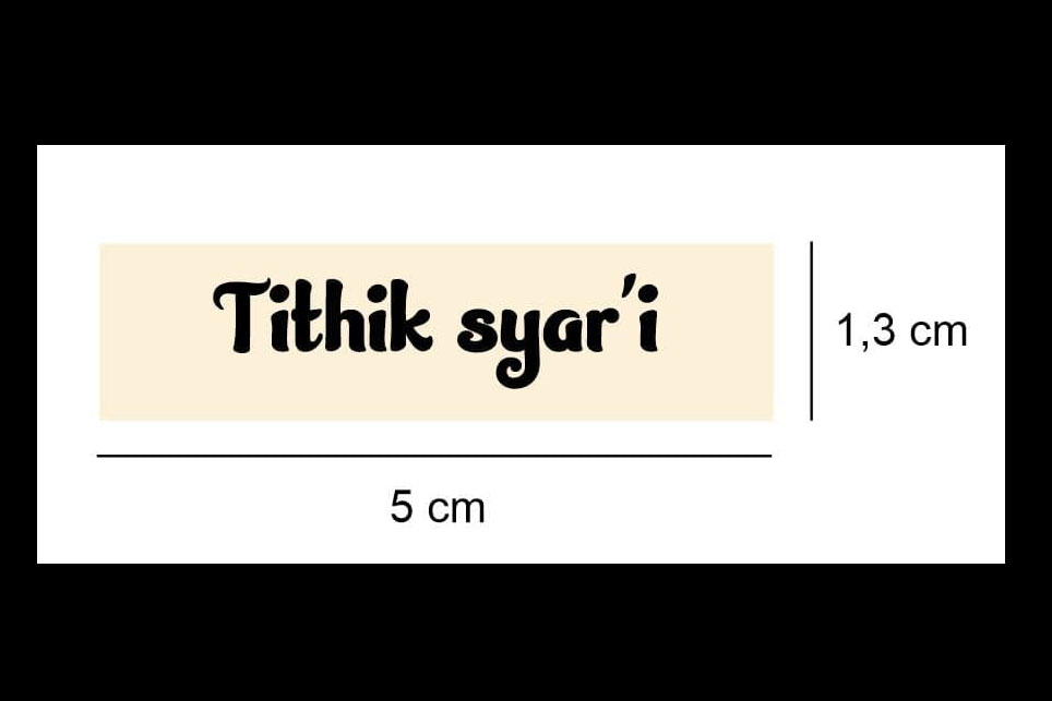 Desain Label Hijab Tithik