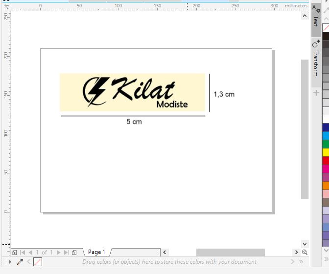 Sample / Preview Label Gamis Kilat