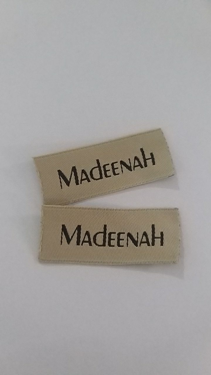 Sample / Preview Label Kaos Madeenah